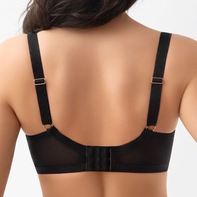 Gorsenia Dotti UW Semi Soft -rintaliivit - Black Kaarituetut rintaliivit puoliksi topatuilla kupeilla. 65-105, D-K G021-CZA