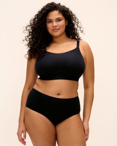 Elomi Downtime NW -bralette - Black Kaaritueton, toppaamaton pehmobralette. 70-100, G/H - M/N EL301417-BLK