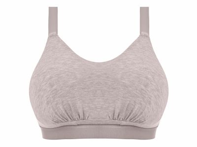 Elomi Downtime NW -bralette Grey Marl Kaaritueton, toppaamaton pehmobralette. 70-100, G/H - M/N EL301417-GYL