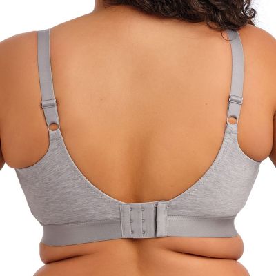 Elomi Downtime NW -bralette - Grey Marl Kaaritueton, toppaamaton pehmobralette. 70-100, G/H - M/N EL301417-GYL
