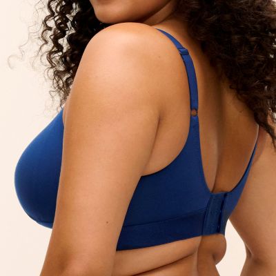 Elomi Downtime NW -bralette - French Navy Kaaritueton, toppaamaton pehmobralette. 70-100, G/H - M/N EL301417-FRY