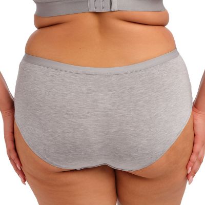 Elomi Downtime Short -alushousut - Grey Marl Keskikorkeat hipsterhousut Downtime-sarjaan. 40-50 EL301480-GYL