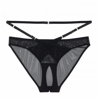 Playful Promises Eddie Crossover Ouvert -brazilian Black  S/36 - 6XL/54 PP-B-3144B
