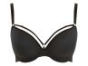 Panache Elan Luxe Padded Plunge -t-paitaliivit Noir-thumb Kaarituettu ja muotoonprässätty t-paitaliivi koristeremmeillä. 60-85, D-H 10676-NOR