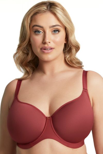 Sculptresse by Panache Elegance Spacer -t-paitaliivit Mineral Red Kaarituettu, keveästi topattu saumaton t-paitaliivi 75-105, D-HH 10401-MIN