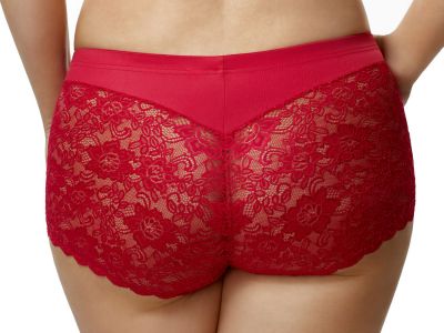  Lace-hipsterhousut punainen Hipsterhousut pienellä lahkeella M-5XL 3311-RD