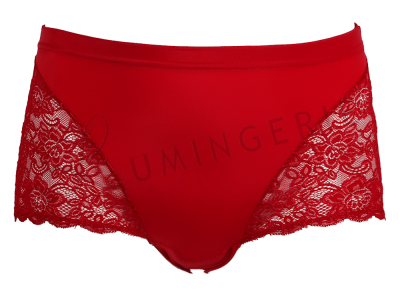  Lace-hipsterhousut punainen Hipsterhousut pienellä lahkeella M-5XL 3311-RD
