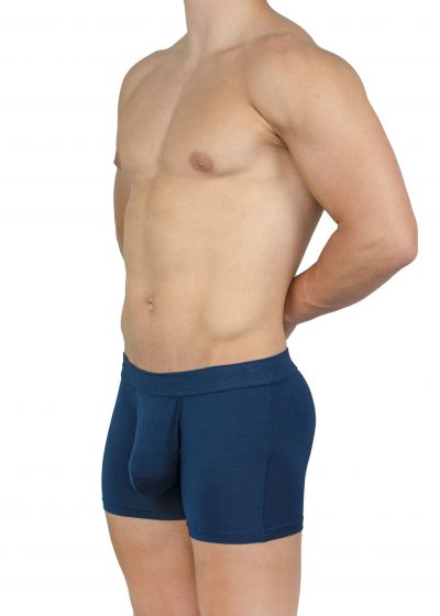 Obviously EliteMan Bokserit keskiyönsininen Bokserit 7.5 cm lahkeella <br> 90% Mikromodaali, 10% Lycra<br> S-3XL F00-1M