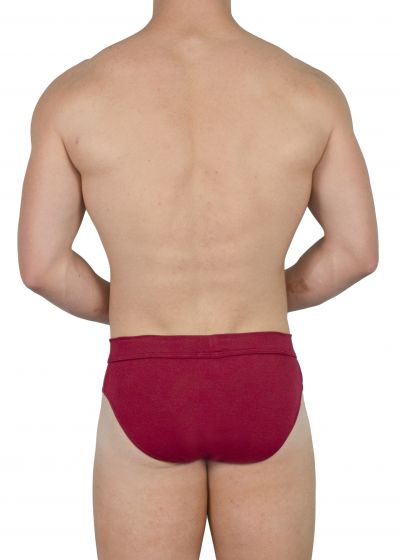 Obviously EliteMan Brief tummanpunainen Brief 90% Mikromodaali, 10% Lycra<br> S-XL F02-1L