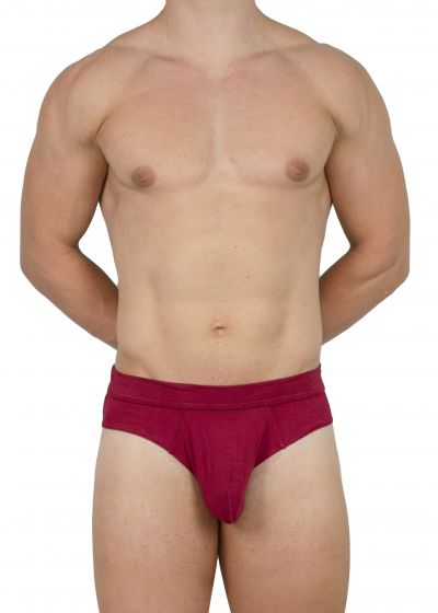 Obviously EliteMan Brief tummanpunainen Brief 90% Mikromodaali, 10% Lycra<br> S-XL F02-1L