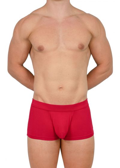 Obviously EliteMan Trunk punainen Trunk-bokserit 90% Mikromodaali, 10% Lycra<br> S-XL F03-1D