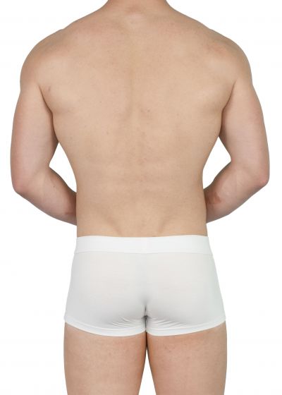 Obviously EliteMan Trunk valkoinen Trunk-bokserit 90% Mikromodaali, 10% Lycra<br> S-XL F03-1N