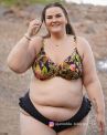 Elomi Plain Sailing Hi-Leg Ruffle -bikinihousut Black-thumb Korkeavyötäröiset bikinihousut. 40-52 ES7288-BLK