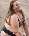 Elomi Plain Sailing Hi-Leg Ruffle -bikinihousut Black-thumb Korkeavyötäröiset bikinihousut. 40-52 ES7288-BLK