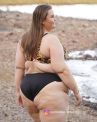 Elomi Plain Sailing Hi-Leg Ruffle -bikinihousut Black-thumb Korkeavyötäröiset bikinihousut. 40-52 ES7288-BLK