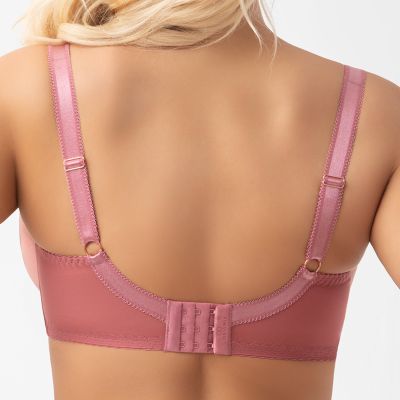 Gorsenia Elora UW Soft -rintaliivit - Pink Summer Kaarituettu, toppaamaton kukkakirjailtu meshliivi. 65-95, D-M G028