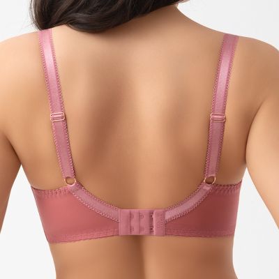 Gorsenia Elora UW Soft -rintaliivit - Pink Summer Kaarituettu, toppaamaton kukkakirjailtu meshliivi. 65-95, D-M G028