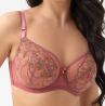 Gorsenia Elora UW Soft -rintaliivit - Pink Summer-thumb Kaarituettu, toppaamaton kukkakirjailtu meshliivi. 65-95, D-M G028