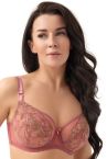 Gorsenia Elora UW Soft -rintaliivit - Pink Summer-thumb Kaarituettu, toppaamaton kukkakirjailtu meshliivi. 65-95, D-M G028