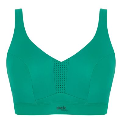 Panache Sport 5022 Endurance UW NP -urheilurintaliivit Green Kaarituettu, toppaamaton urheiluliivi, jossa muunneltavat olkaimet. 60-90, D-M 5022-GRN