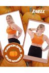 Enell Enell High Impact -urheiluliivit Pumpkin Spice-thumb Kaaritueton, edestä avattava urheiluliivi. 00-8 NL-100-__/PUS