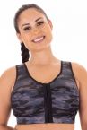 Enell Enell-urheiluliivit Black Camo-thumb kaaritueton, edestä avattava sporttiliivi 00-8 NL-100-012-SS23