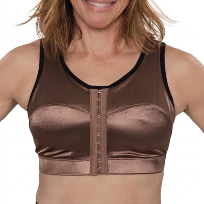 Enell Enell High Impact -urheiluliivit - Mocha Latte Kaaritueton, edestä avattava urheiluliivi. 00-8 NL-100-   /MOL