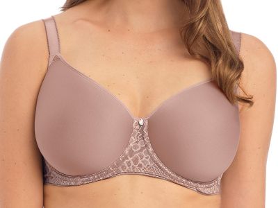 Fantasie Envisage UW Moulded-t-paitarintaliivit Taupe Kokokuppinen, kaarituettu liivi, jossa sileät muotoonprässätyt kupit 65-90, D-K FL6912-TAE