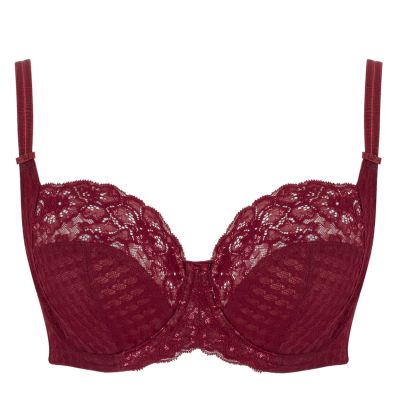 Panache Envy UW Full Cup -rintaliivit Sparkling Cherry Kaarituettu, toppaamaton, lähes täyskuppinen pitsiliivi. 70-90, F-O 7285A-SPA-CHE