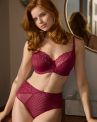 Panache Envy Deep Brief -alushousut Sparkling Cherry-thumb Korkeavyötäröiset alushousut Envy-sarjaan. 38-46 7283-SPA-CHE