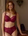 Panache Envy UW Full Cup -rintaliivit Sparkling Cherry-thumb Kaarituettu, toppaamaton, lähes täyskuppinen pitsiliivi. 70-90, F-O 7285A-SPA-CHE