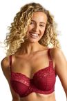 Panache Envy UW Full Cup -rintaliivit Sparkling Cherry-thumb Kaarituettu, toppaamaton, lähes täyskuppinen pitsiliivi. 70-90, F-O 7285A-SPA-CHE