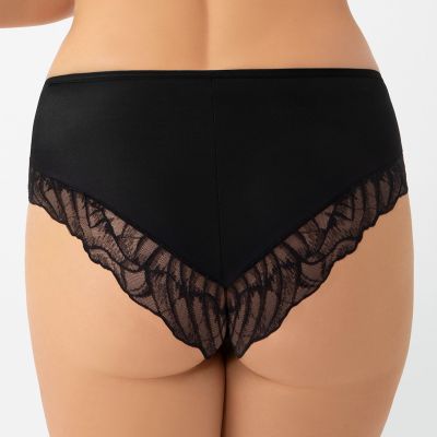 Gorsenia Erato-alushousut Black Alushousut normaalikorkealla vyötäröllä. M/38 - 4XL/48 K963