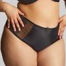 Sculptresse by Panache Esme Deep Brief -alushousut Black Animal-thumb Alushousut avarilla jalanteillä ja braziliantyylisellä leikkauksella. M/38 - 5XL/50 10924-BLA