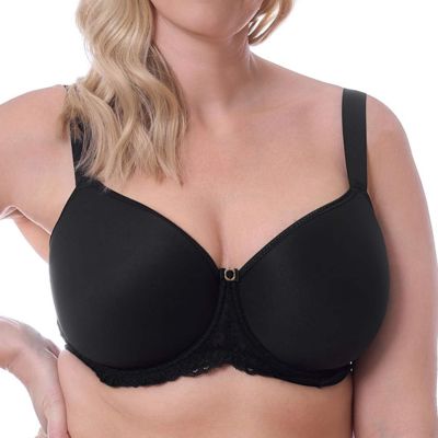 Plaisir Lingerie Eva II UW Moulded Spacer -t-paitaliivit - Black Kaarituettu kokokuppinen t-paitaliivi. 75-100, D-I 91730-1/BLK