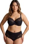 Panache Evangeline Deep Brief -alushousut - Black-thumb Keskikorkeat joustopitsihousut Evangeline-sarjaan. 38-46 11434-BLK