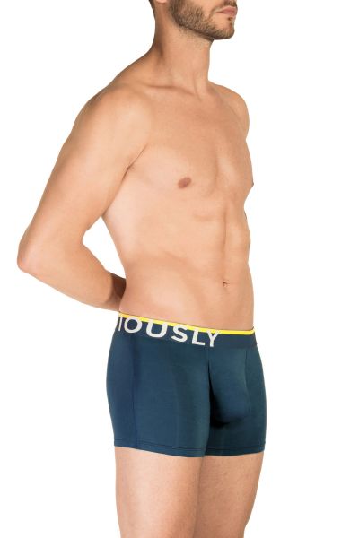 Obviously EveryMan Bokserit 2-pack tumma turkoosi ja valkoinen Bokserit 90% Bambu, 10% Lycra<br> S-XL B00-1H/B00-1N