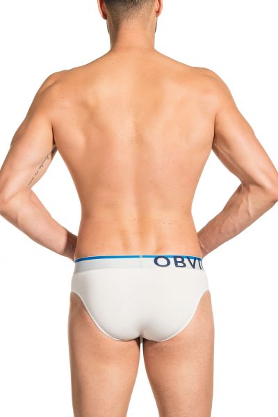 Obviously EveryMan Brief 2-pack turkoosi ja valkoinen Brief 90% Bambu, 10% Lycra<br> S-XL B02-1F/B02-1N