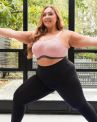 Curvy Kate Every Move UW -urheiluliivit Blush & Charcoal-thumb Kaarituettu, toppaamaton korkean tukitason urheiluliivi. 65-95, G-O CK-043113-BUC