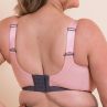 Curvy Kate Every Move UW -urheiluliivit Blush & Charcoal-thumb Kaarituettu, toppaamaton korkean tukitason urheiluliivi. 65-95, G-O CK-043113-BUC