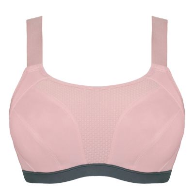 Curvy Kate Every Move UW -urheiluliivit Blush & Charcoal Kaarituettu, toppaamaton korkean tukitason urheiluliivi. 65-95, G-O CK-043113-BUC