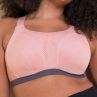 Curvy Kate Every Move UW -urheiluliivit Blush & Charcoal-thumb Kaarituettu, toppaamaton korkean tukitason urheiluliivi. 65-95, G-O CK-043113-BUC