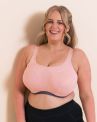 Curvy Kate Every Move UW -urheiluliivit Blush & Charcoal-thumb Kaarituettu, toppaamaton korkean tukitason urheiluliivi. 65-95, G-O CK-043113-BUC