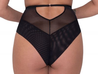 Scantilly by Curvy Kate Fallen Angel High Waist -alushousut musta  36-50 ST-012-208-BLK