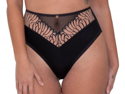 Scantilly by Curvy Kate Fallen Angel High Waist -alushousut musta  36-50 ST-012-208-BLK