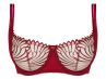 Scantilly by Curvy Kate Fallen Angel Balcony -rintaliivit Garnet Red-thumb Kaarituettu, toppaamaton matala balconetteliivi 65-85, E-L ST-012-100-GRD