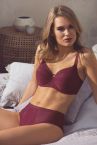 Fantasie Fusion Soft Side Support -rintaliivit Black Cherry-thumb Kokokuppinen, toppaamaton ja kaarituettu 65-90 D-L FL3091-BCH