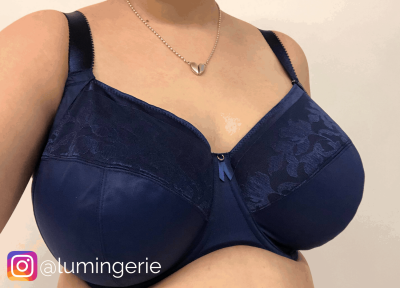 Fantasie Illusion Soft Side Support -rintaliivit Navy Kokokuppinen, toppaamaton ja kaarituettu 65-95, D-M FL2982-NAY