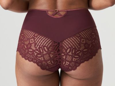 PrimaDonna First Night Full Briefs -alushousut Merlot Full Brief -malliset alushousut, normaalikorkealla vyötäröllä S/38 - 4XL/50 0541881-MRL