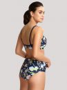 Panache Swimwear Florentine-bandeaubikiniliivit Navy Floral-thumb Kaarituetut, olkaimettomat bandeaubikiniliivit 65-85 DD-G SW1053-NAV